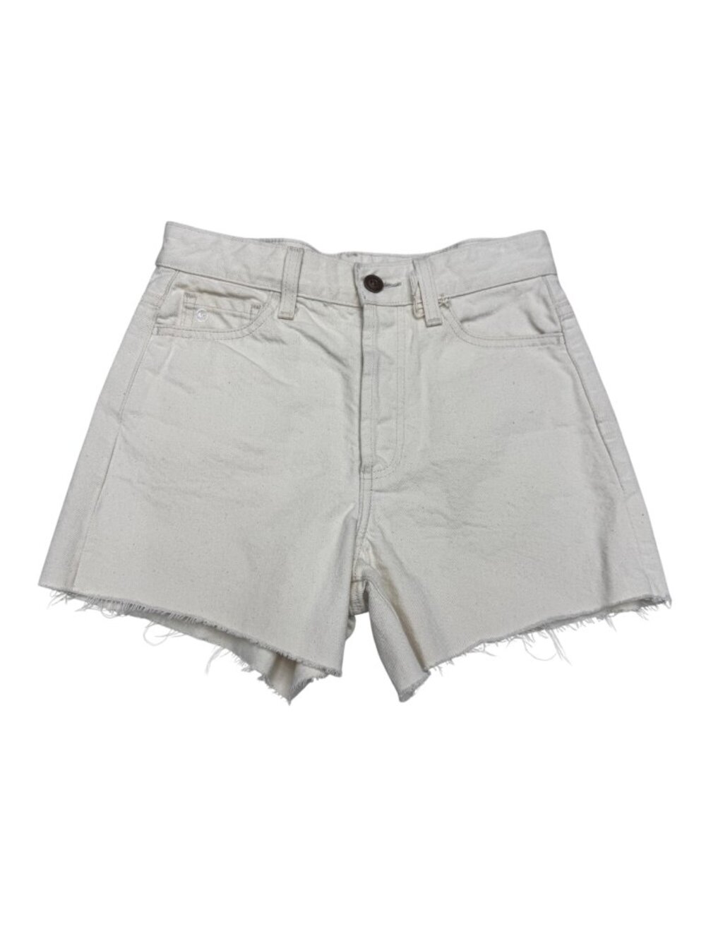 NWT AG Alexxis Shorts Women's High Rise Wedgie Fit Button Fly 100% Cotton Sz 24